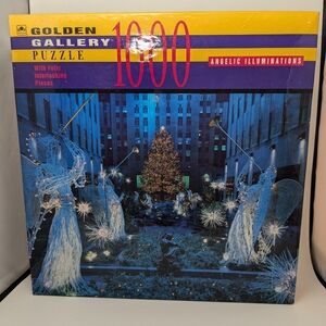 21 1/2" x 27 1/2" Angelic Illuminations 1000 Pc Golden Gallery Puzzle Complete